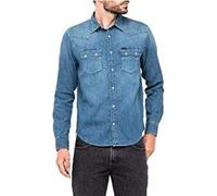 Lee - Camicia western con dettagli iconici del 1950 - - Shirts - Uomo - Blu - L