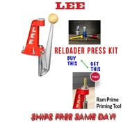 Lee Chiusura Culatta Kit Pressa per 38 Spec, 357 Mag W / Die Set E RAM Prime #