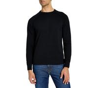 Lee Clean Raglan-Felpa Maglione, Nero, L Uomo
