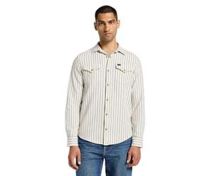 Lee Clean Western Shirt Camicia da Uomo, Natur, XXL