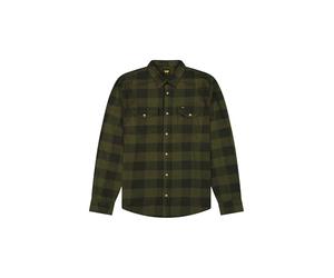 Lee Clean Western Shirt Maglietta, Army Green Buffalo Check, L Uomo