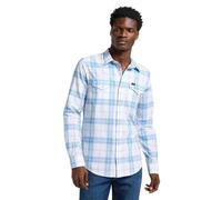 Lee Clean Western Shirt Maglietta, Stream Bright White, M Uomo