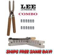 Lee Combo 6-Cav Stampi 9mm Luger / 38 Super / 380 Acp W/Maniglie & Custodia