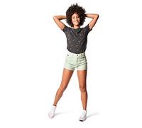 Lee Cooper High Rise Short Pantalocini Denim, Mint, Standard Donna