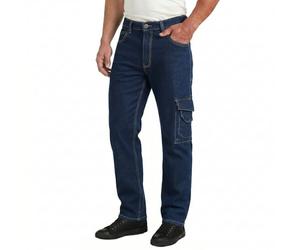 Lee Cooper Jeans Cargo Uomo Regular Fit - Pantaloni Denim Stretch Multi Tasche, Jeans Lavoro Carpenter Resistenti Workwear per Cantiere (azzurro chiaro, 38W / 31L)