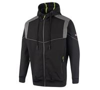 Lee Cooper LCJKT458 Mens Workwear softshell con cappuccio, nera, 3X-Large