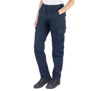 Lee Cooper LCLPNT241 Signore Heavy Duty Easy Care Multi Pocket Sicurezza sul Lavoro Classic Cargo Pantaloni, Blu Navy, 44 EU - 28L