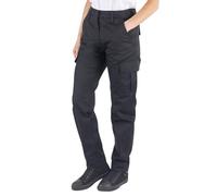 Lee Cooper LCLPNT241 Signore Heavy Duty Easy Care Multi Pocket Sicurezza sul Lavoro Classic Cargo Pantaloni, Nero, 40 EU - 28L