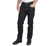Lee Cooper LCPNT219 Jeans da lavoro da uomo in denim elasticizzato 5 tasche con lavaggio, Nero, 36W / 33L