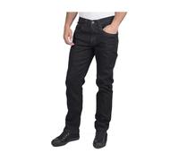Lee Cooper LCPNT219 Jeans da lavoro da uomo in denim elasticizzato 5 tasche con lavaggio, Nero, 40W / 29L