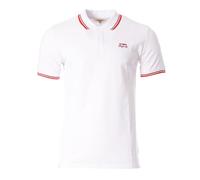 Lee Cooper Polo Bianco/Rosso Uomo Opan, bianco, XXL