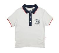 Lee Cooper Polo da Ragazzo T-Shirt, Bianco, 6 Anni Boy's