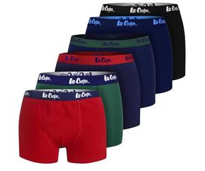 Lee Cooper - Premium Briefs Boxer Uomo in Cotone - Confezione da 6 XXL - Morbidi - Comodi - Elasticizzati - Transpirati - Sportivi - Stile Iconico | Mutande Uomo Intimo Maschile
