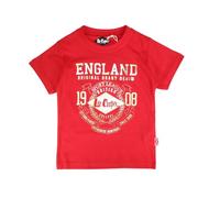 Lee Cooper T-Shirt garçon, Rosso, 12 Anni Bambini e Ragazzi