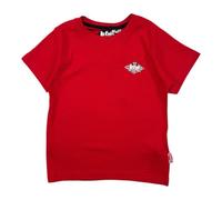 Lee Cooper, T-Shirt, Ragazzo, Ragazza, (da 4 a 14 Anni), Polo, Canottiera, Camicia, Stampa, Abbigliamento, Unisex, Bambini, Sport, Traspirante, Modello GLC80701 TS S7-12A, Rouge