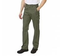 Lee Cooper LCPNT205 Pantaloni Cargo classici da lavoro multitasche per uso intensivo e di facile manutenzione da uomo, Khaki, 30W / 29L