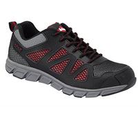 Lee Cooper Workwear - 88, Calzature Di Sicurezza da uomo, Nero (Nero (Black/Grey)), 45