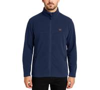 Lee Cooper Workwear Maglione da Lavoro Uomo in Pile Termico con Zip Integrale Anti Pilling, Blu Navy, 3XL