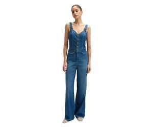 Lee Cut out Jumpsuit Tuta Intera, Blue Arrow, S Donna