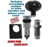 Lee Deluxe Quick Trim 90437 + 7mm-08 Rem Die 90343 Combo Spedizione Gratis