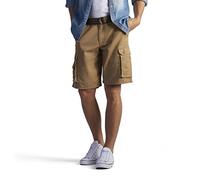 Lee Cintura, Salopette da Wyoming, Pantalón Corto con Cinturóndungarees Belted Wyom. ing Cargo Short Uomo, Marrone, 42 IT