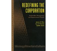 Lee E. Preston Sybille Sachs James E. Redefining the Corpora (Copertina rigida)