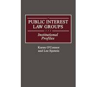 Lee Epstein Karen OConnor Public Interest Law Groups (Copertina rigida)