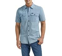 Lee Extreme Motion all Purpose Classic Fit Short Sleeve Button Down Worker Shirt Extreme Motion - Camicia da Lavoro a Maniche Corte con Bottoni, vestibilità Classica, Multiuso Uomo