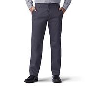 Lee Extreme Motion Flat Front Regular Straight Pant Pantaloni Dritti, Carbone, 42W x 34L Uomo