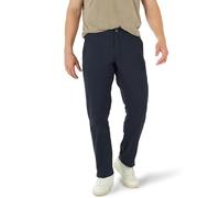 Lee Extreme Motion Flat Front Relaxed Taper Pant Uomo, Navy, 36W x 29L