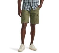 Lee Extreme Motion Swope-Pantaloncini Cargo Pantaloni Uomo, Verde Oliva, W34