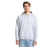 Lee Felpa con Cappuccio da Uomo Relaxed Graphic, Grigio Cemento, S