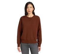 Lee Felpa da Donna Raglan Crew SWS, Luxe Brown, L