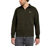 Lee Felpa Uomo Girocollo Casual Logo in Cotone Sweatshirt