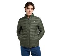 Lee Giacca da uomo Stand Collar Puffer, grigio oliva, S