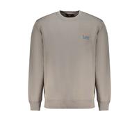 Lee Grigio Cotton Men Sweatshirt - M