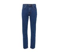 Lee Uomo Brooklyn Straight Jeans, Blu (Dark Stonewash), 34W / 34L