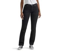 Lee Jeans da Donna Relaxed Fit Straight Leg, Nero onice, 42 IT Breve