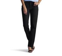 Lee - Jeans da Donna, vestibilità Rilassata, in Cotone, Gamba Dritta - Nero - 44 Lungo