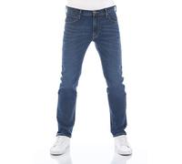 Lee Jeans da Uomo Regular Fit Daren Zip Fly Pantaloni Straight Jeans Jeans Cotone Denim Stretch Blue Nero Grigio w30 w31 w32 w33 w34 w36 w38 w40 w42 w44, Blu Brillante (Lss3sgjz3), 54 IT (40W/32L)