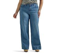 Lee Jeans leggendari a Vita Alta, Retro rialzato, 46 Corto Donna