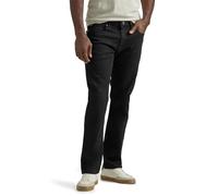 Lee Men's Legendary Slim Straight Leg Jean, Overdye Black, 36W x 29L