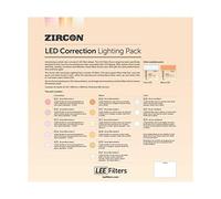 LEE Kit filtro gel per illuminazione a LED, 300 mm x 300 mm, contiene 14 fogli, 1 foglio per colore, per un totale di 14 fogli