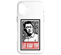 Lee Kuan Yew Vettoriale Opera D'arte Custodia per iPhone 16 Plus