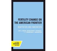 Lee L. Bean Geraldine P. Mineau Dougla Fertility Change on the Amer (Tascabile)