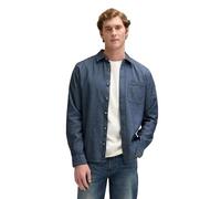 Lee Leesure Shirt Camicia, Trama Ferrovia Indaco, M Uomo