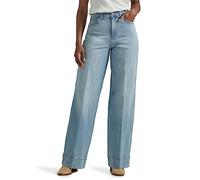 Lee Legendary - Jeans da Donna a Vita Alta, 44 Lungo