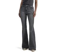 Lee Legendary Mid Rise Flare Jean Jeans, Scuri sfocati, 42 Corto Donna