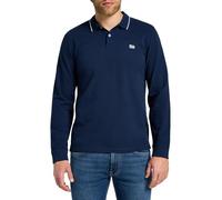 Lee LS Pique Polo, Blu (Mood Indigo), S Uomo