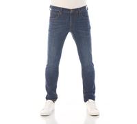 Lee Luke Pantaloni Jeans Uomo Denim Slim Tapered In Cotone Stretch